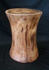 african hardwood stool